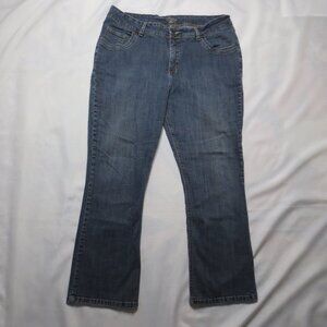 RIDERS by LEE womens JEANS blue EMBROIDERED western DENIM SIZE 38X28